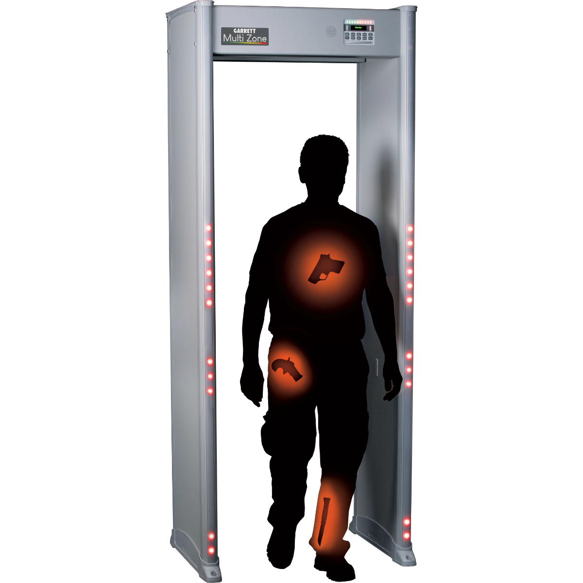 Portal Detector de Metal Garrett Multi Zone